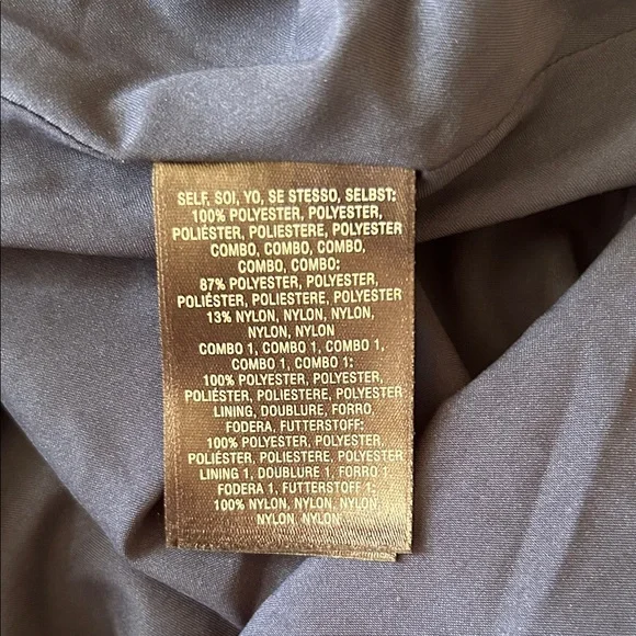 Anthropologie Moulinette Soeurs Floral and Navy Tulle Dress size 14 - Picture 15 of 16